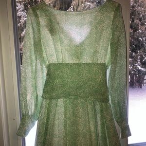 Beautiful Vintage  Victor Costa Prairie Maxi Dress